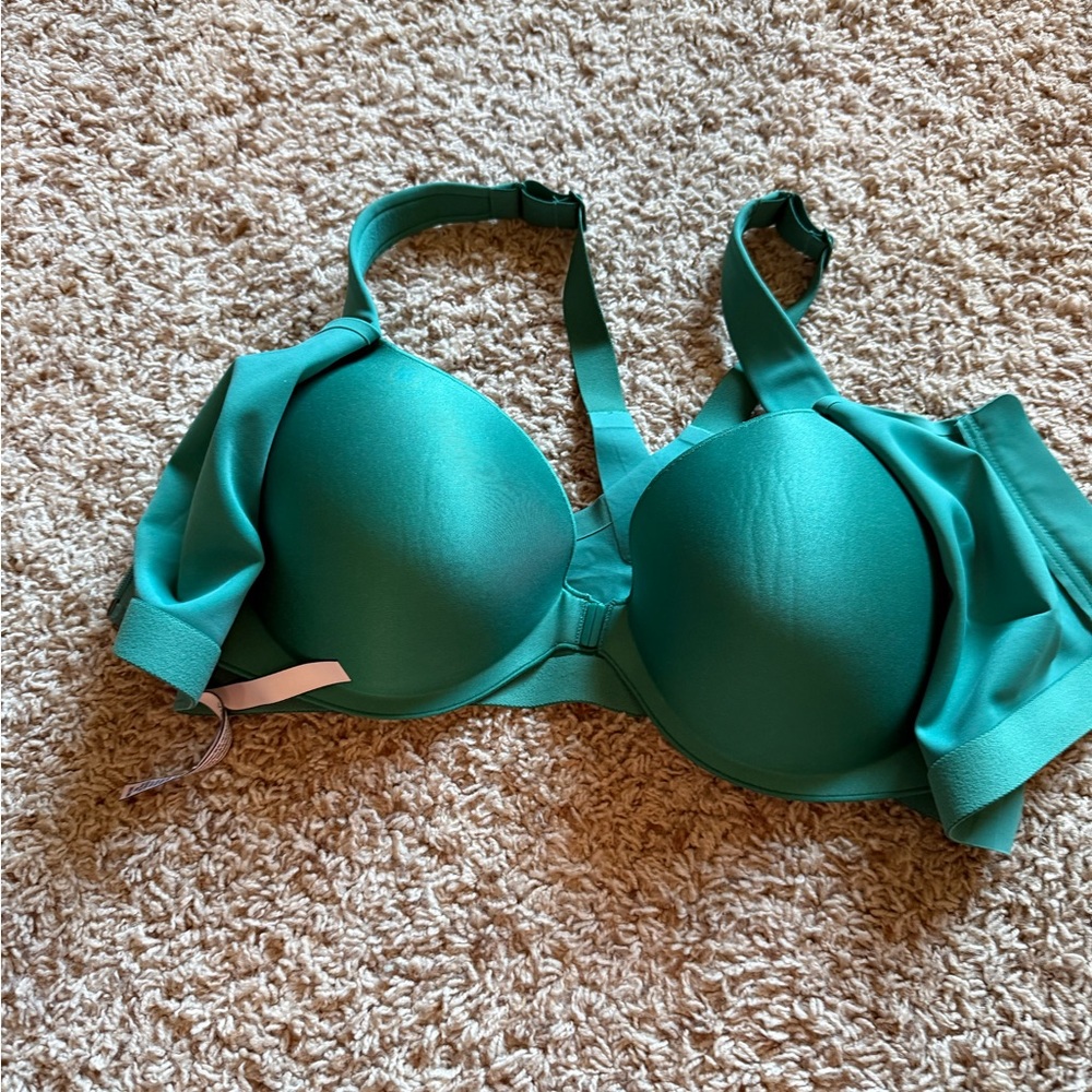 Victoria's Secret Green Sports Bra with Zipper - Picture 3 of 7